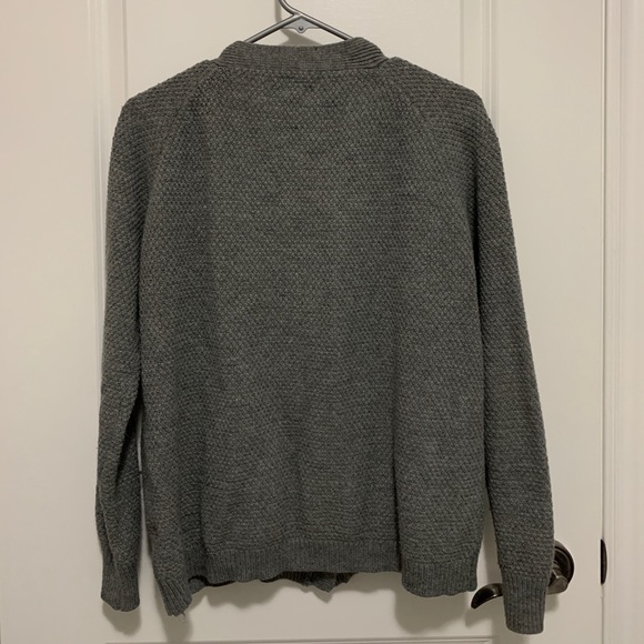 Grey buttoned cardigan - Picture 2 of 3